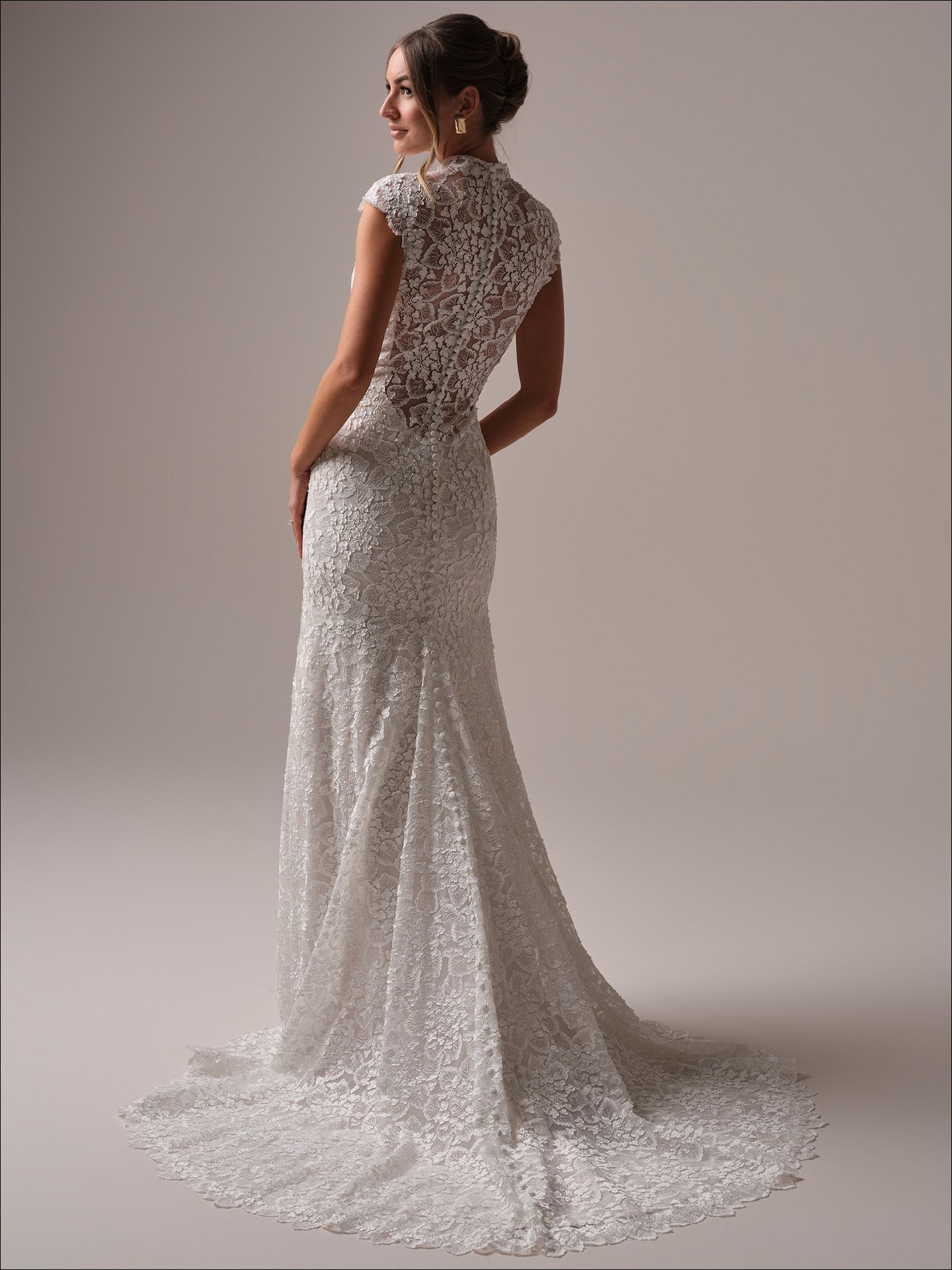 Maggie Sottero Bruidsjurken Trouwjurken Taft En Tule Auburn Fit And Flare Wedding Dress