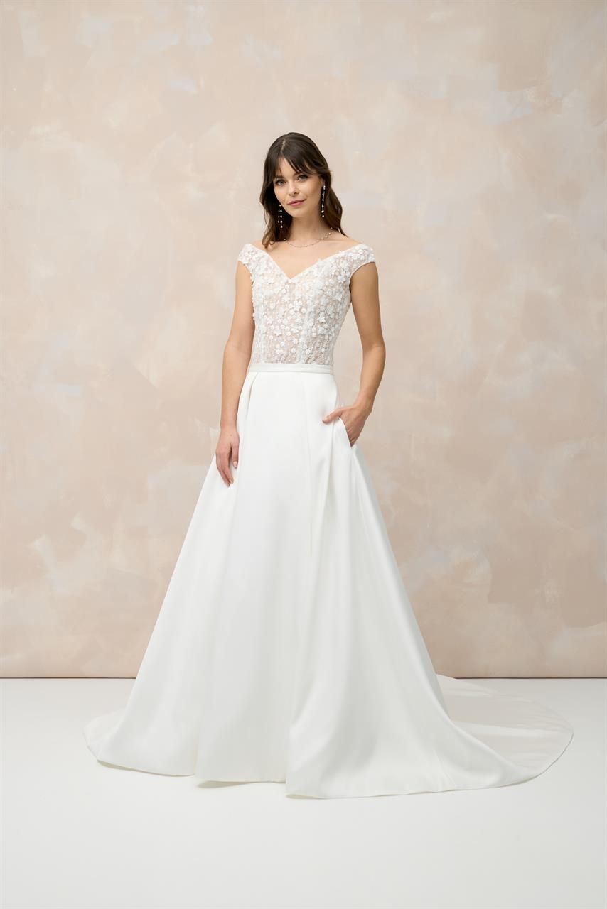 Taft En Tule Marry Me Marylise Bridal Bruidsjurken Trouwjurken Classy Beautiful