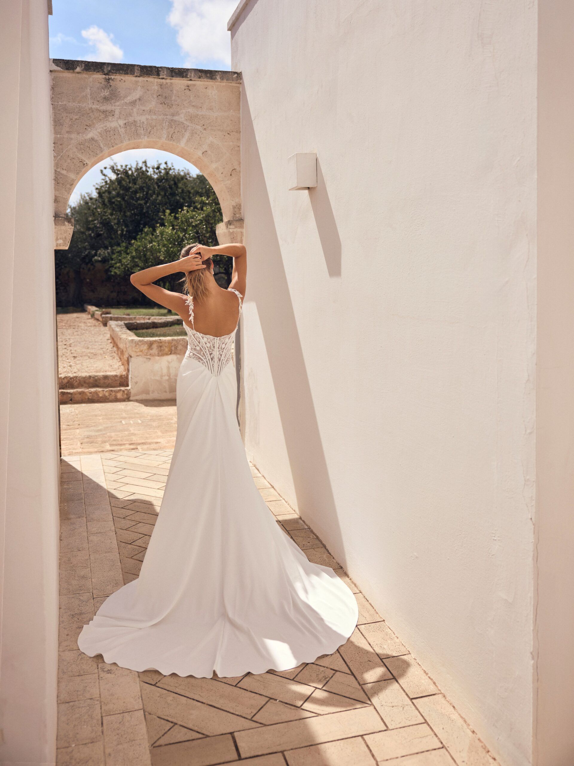 Taft En Tule Lysette Modeca Bruidsjurken Trouwjurken Unique Elegant Simplicity Modern