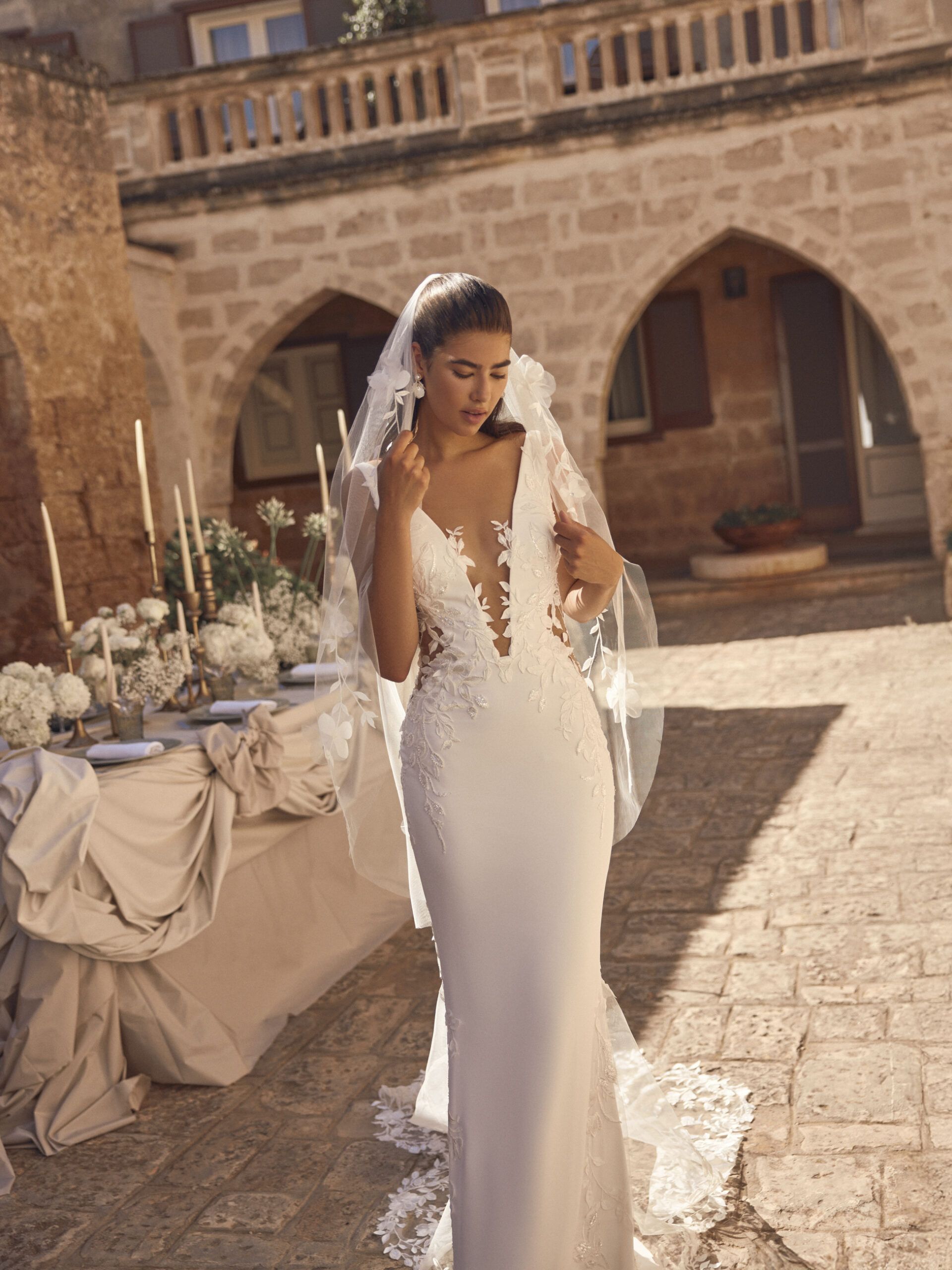 Taft En Tule Maurisse Modeca Bruidsjurken Trouwjurken Unique Elegant Simplicity Modern 1