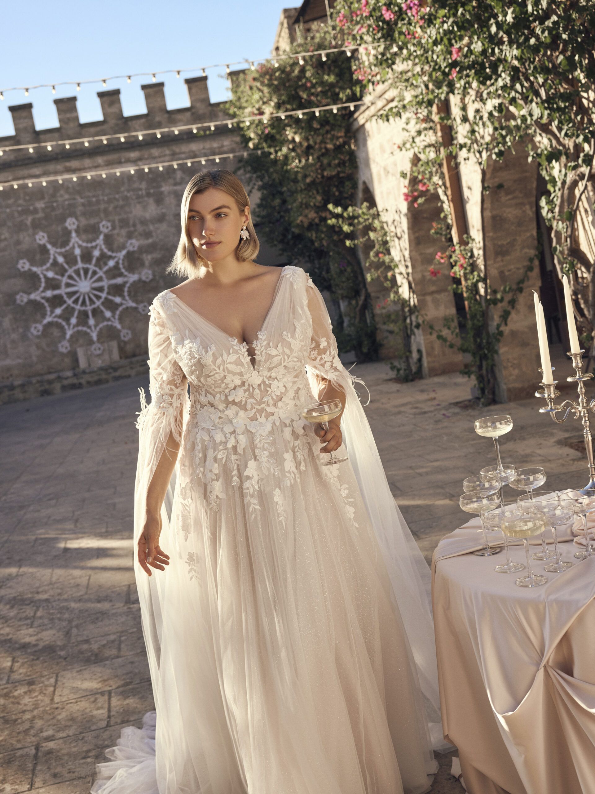 Taft En Tule Nadia Modeca Bruidsjurken Trouwjurken Unique Elegant Simplicity Modern 1