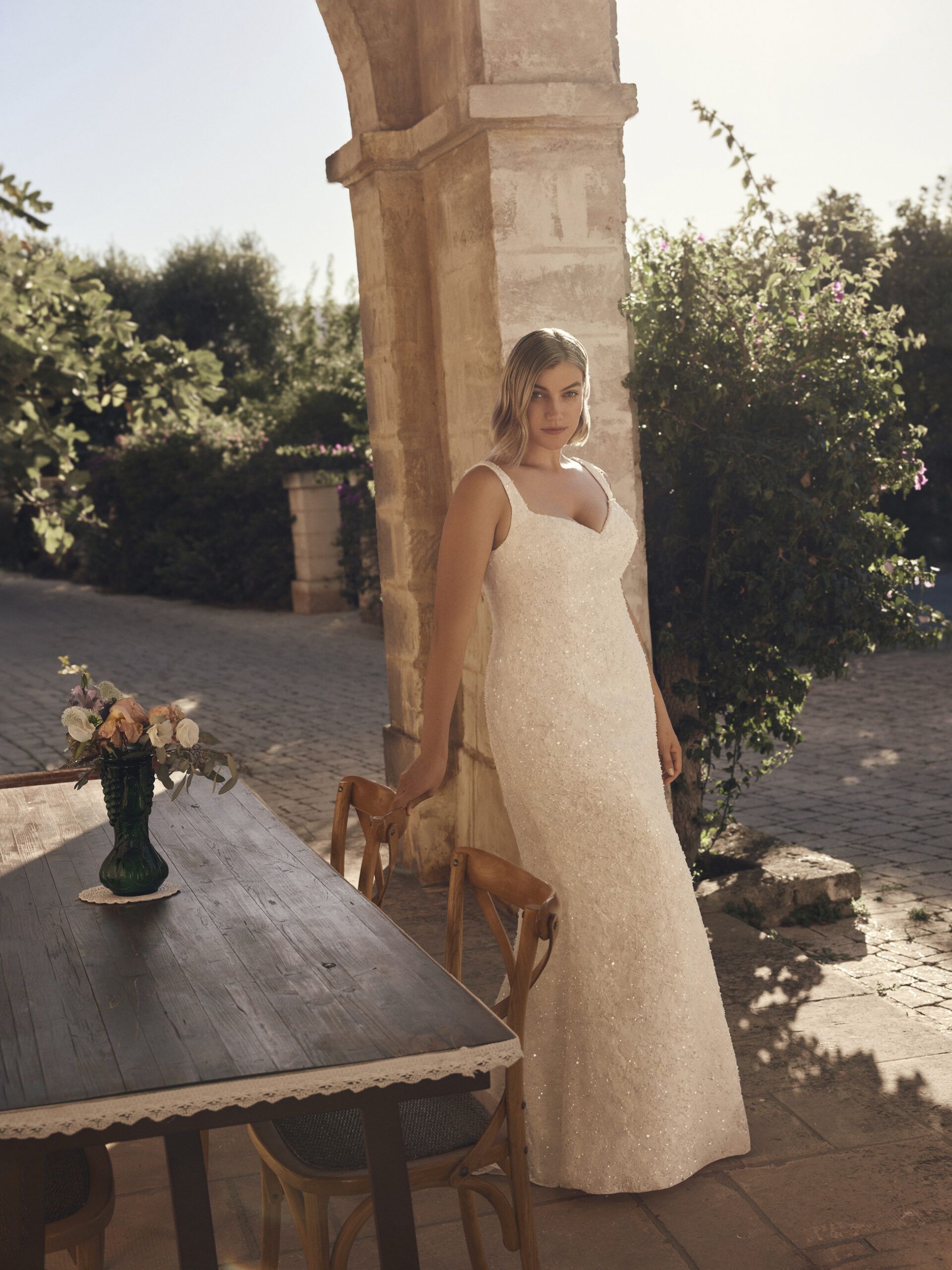 Taft En Tule Norelle Modeca Bruidsjurken Trouwjurken Unique Elegant Simplicity Modern 3