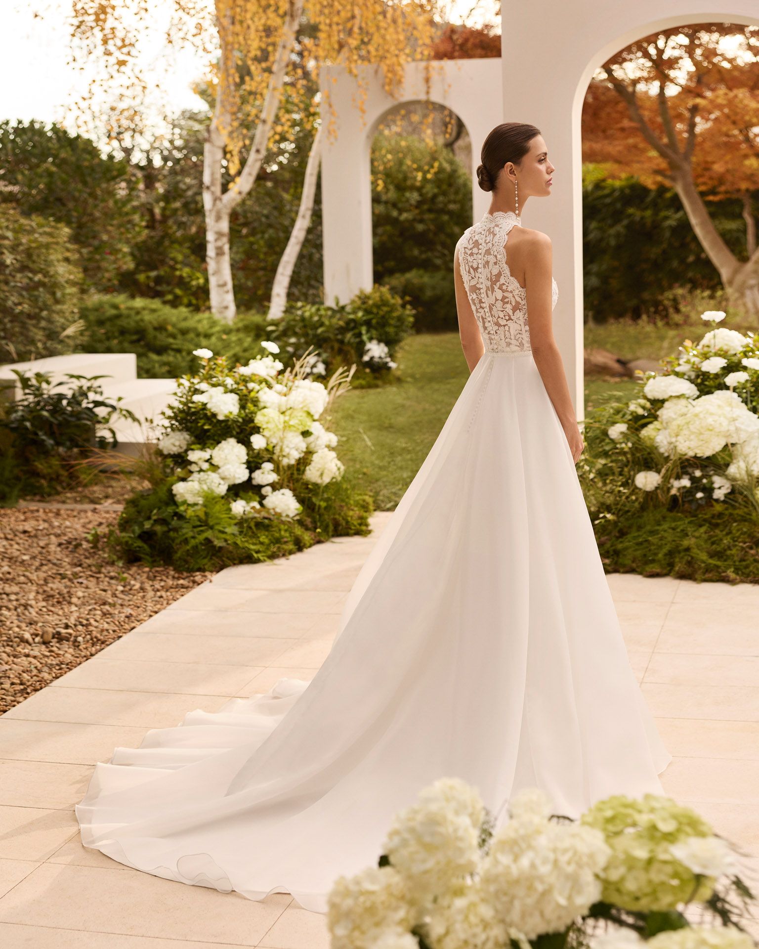 Taft En Tule Nebay Rosa Clará Rosa Clará Platinum Bruidsjurk Trouwjurk Romantisch Luxe Klassiek Statement 2