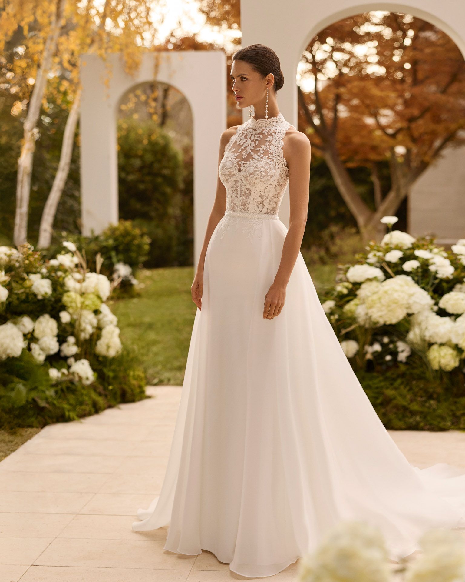 Taft En Tule Nebay Rosa Clará Rosa Clará Platinum Bruidsjurk Trouwjurk Romantisch Luxe Klassiek Statement