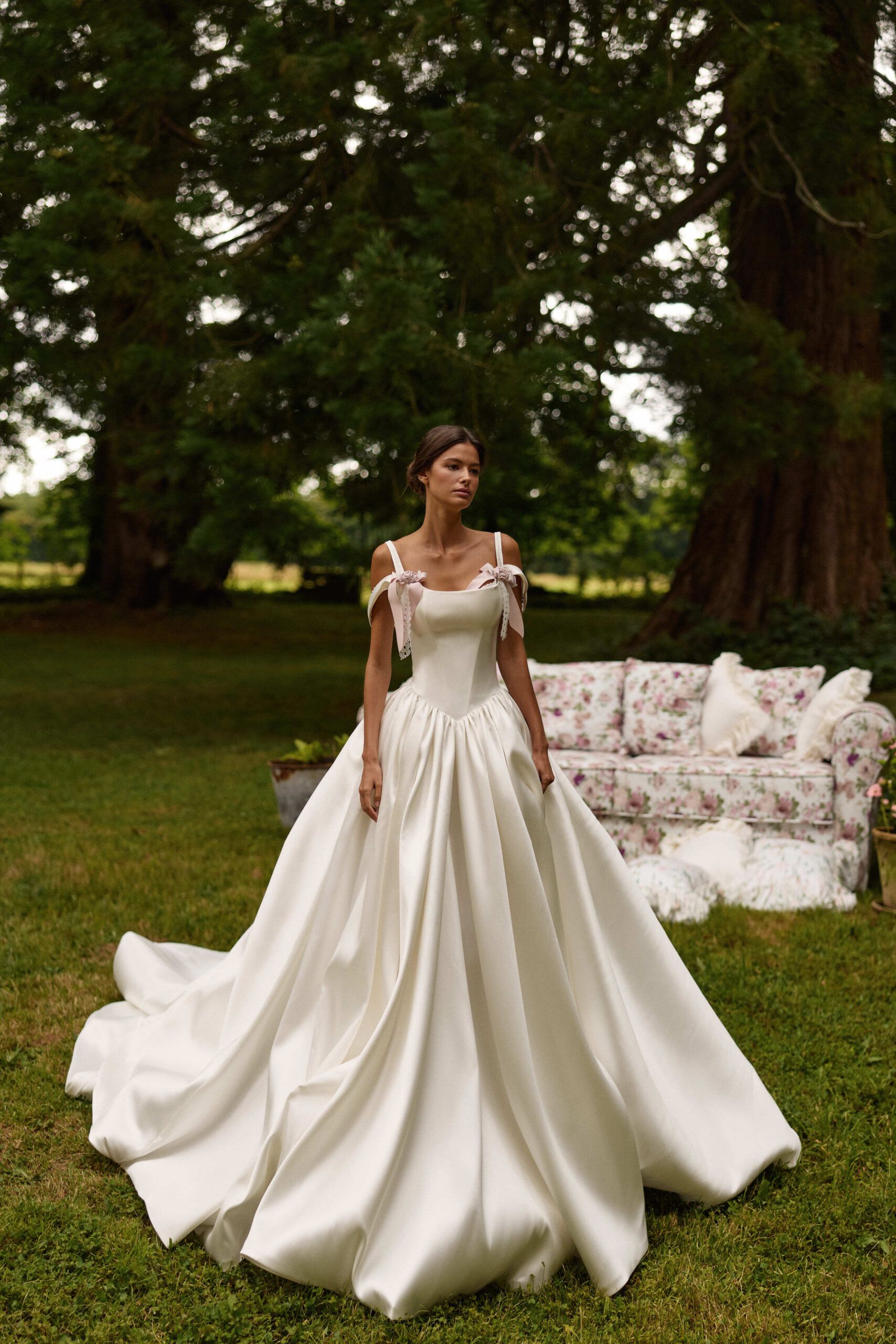 Taft En Tule Onyxelle Milla Nova Tule Bruidsjurken Trouwjurken Gorgeous Bride Weddingtrends 3
