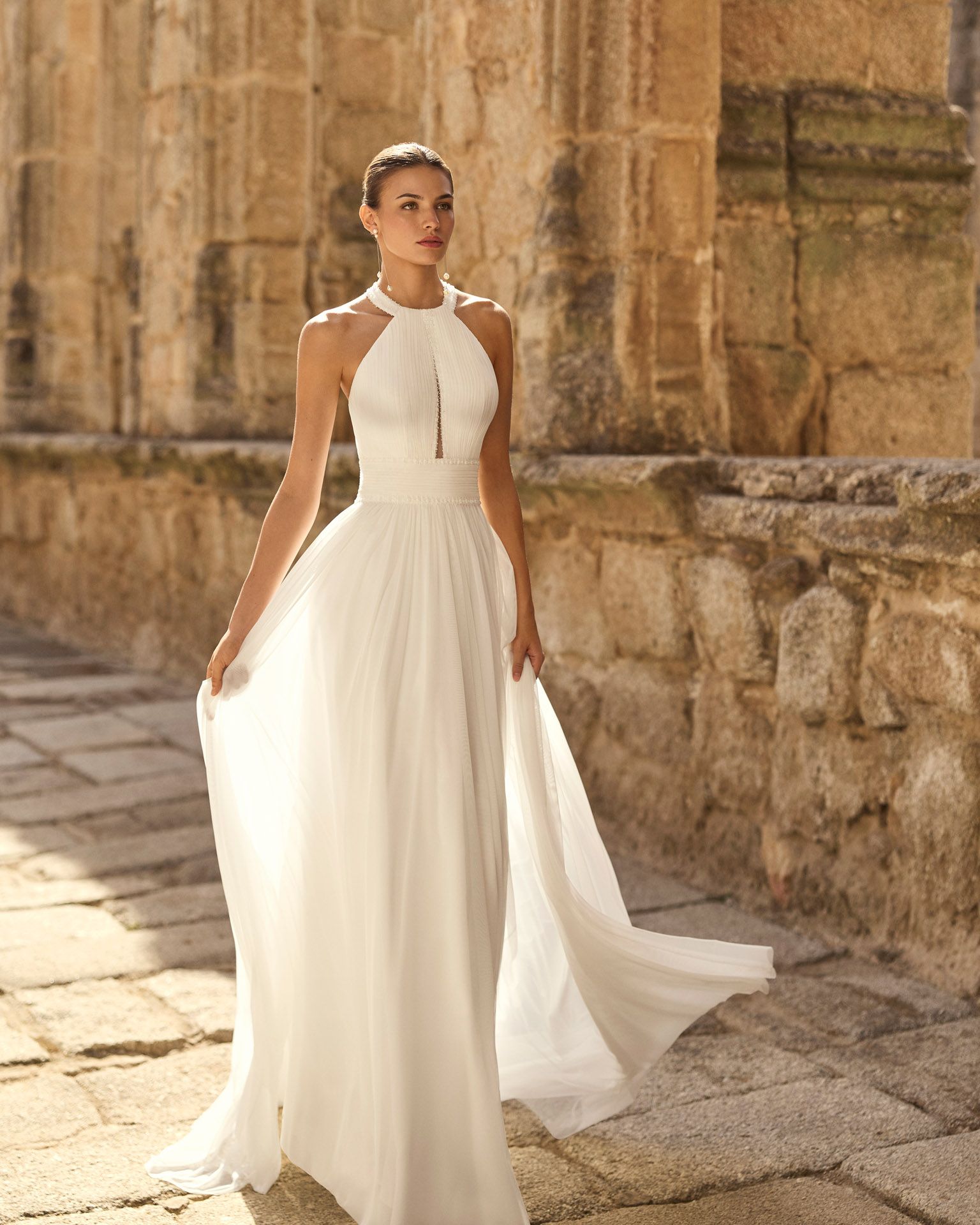 Taft En Tule Palmer Rosa Clará Rosa Clará Platinum Bruidsjurk Trouwjurk Romantisch Luxe Klassiek Statement 1