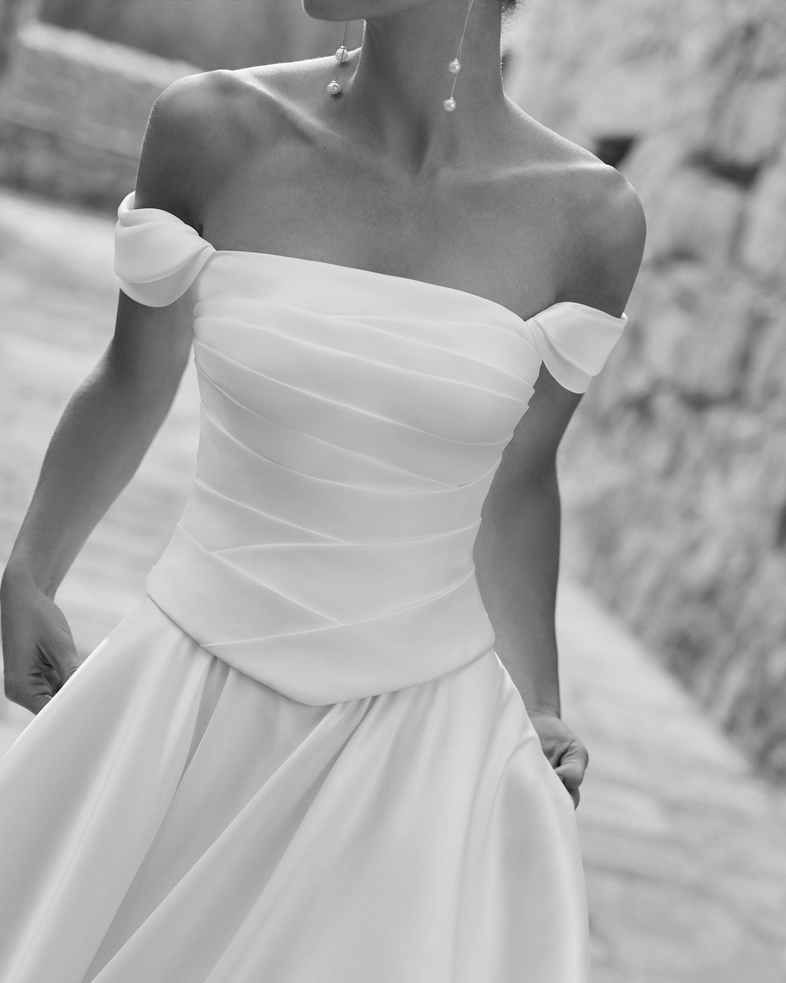 Taft En Tule Priscy Rosa Clará Rosa Clará Platinum Bruidsjurk Trouwjurk Romantisch Luxe Klassiek Statement