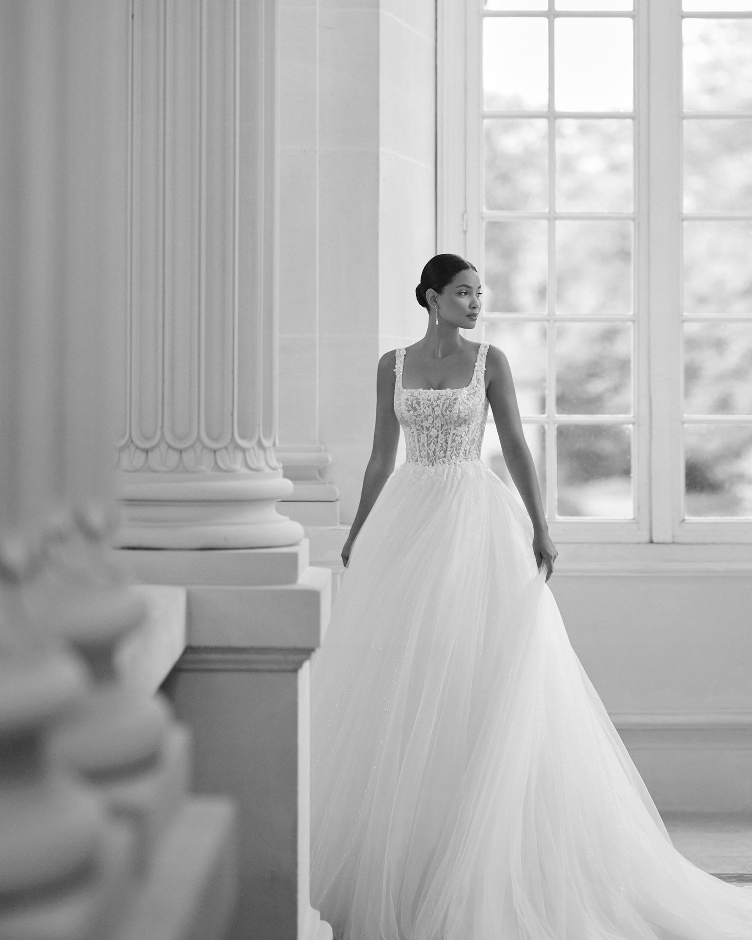 Taft En Tule Amaral Rosa Clará Rosa Clará Platinum Bruidsjurk Trouwjurk Romantisch Luxe Klassiek Statement Wedding Dress 4
