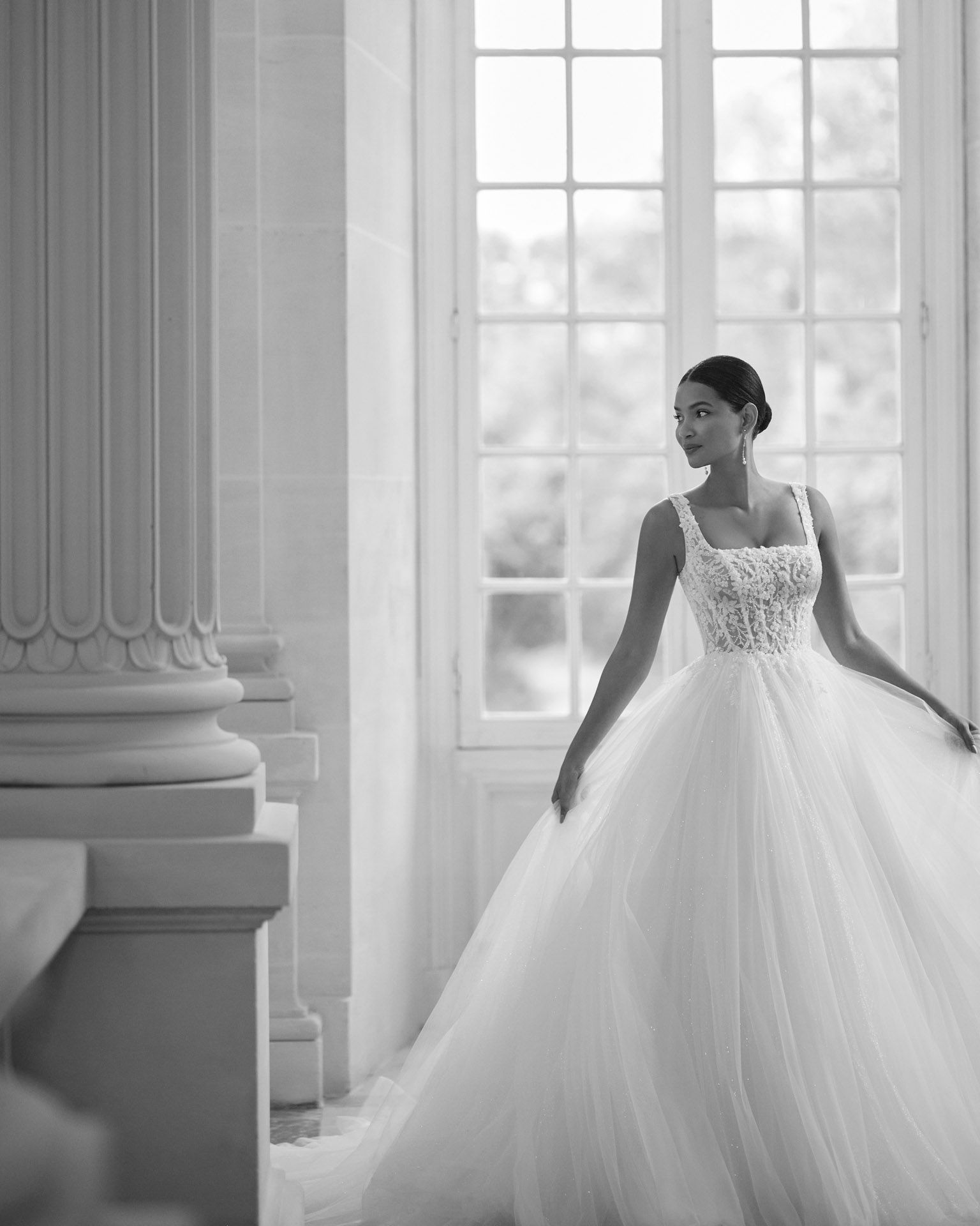 Taft En Tule Amaral Rosa Clará Rosa Clará Platinum Bruidsjurk Trouwjurk Romantisch Luxe Klassiek Statement Wedding Dress