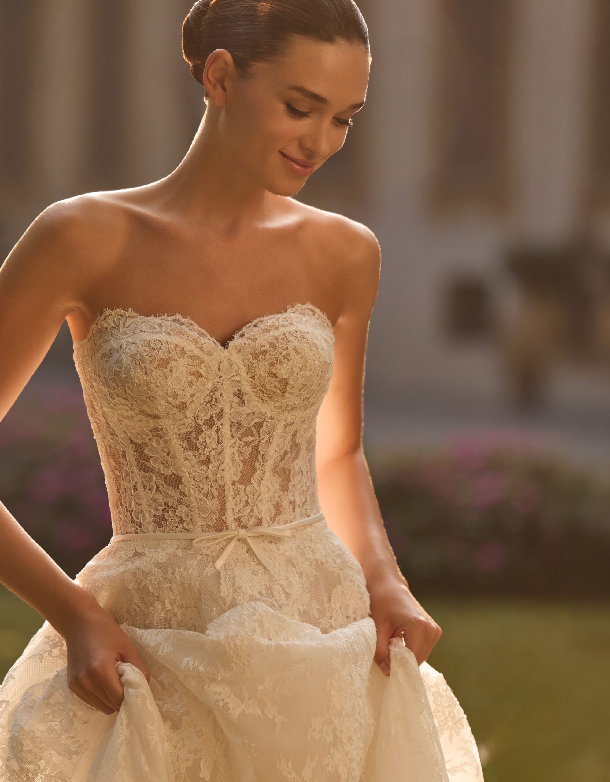 Taft En Tule Billie Alberto Palatchi Bruidsjurk Trouwjurk Romantisch Luxe Klassiek Statement Wedding Dress 1 (4)