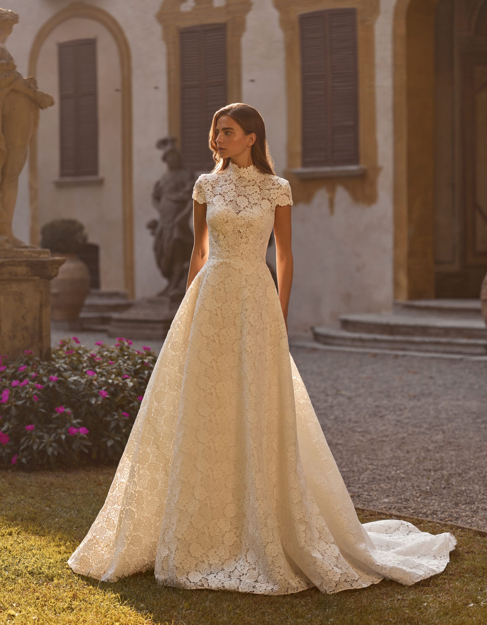 Taft En Tule Debbie Alberto Palatchi Bruidsjurk Trouwjurk Romantisch Luxe Klassiek Statement Wedding Dress (1)