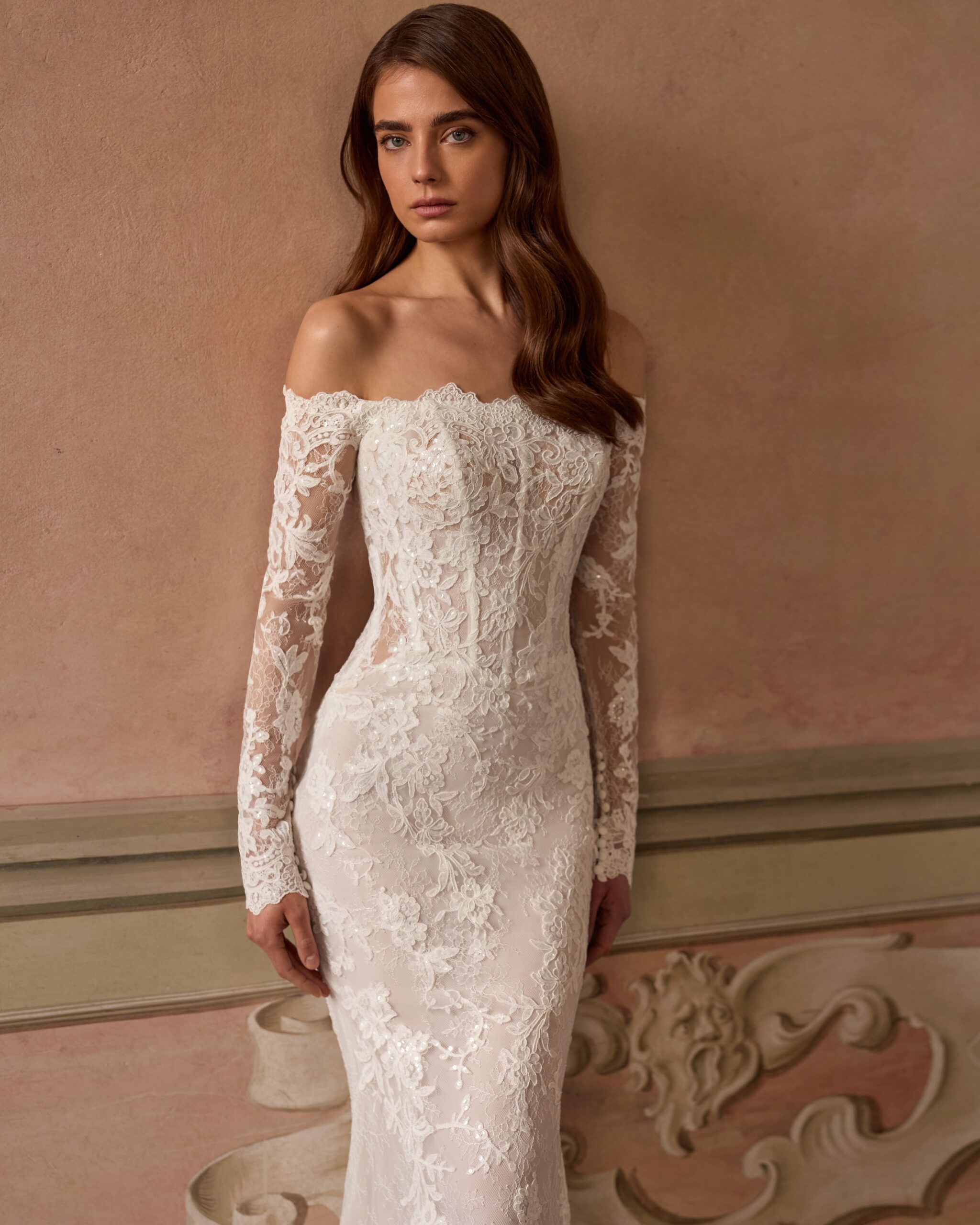 Taft En Tule Ixora Alberto Palatchi Bruidsjurk Trouwjurk Romantisch Luxe Klassiek Statement Wedding Dress (4)