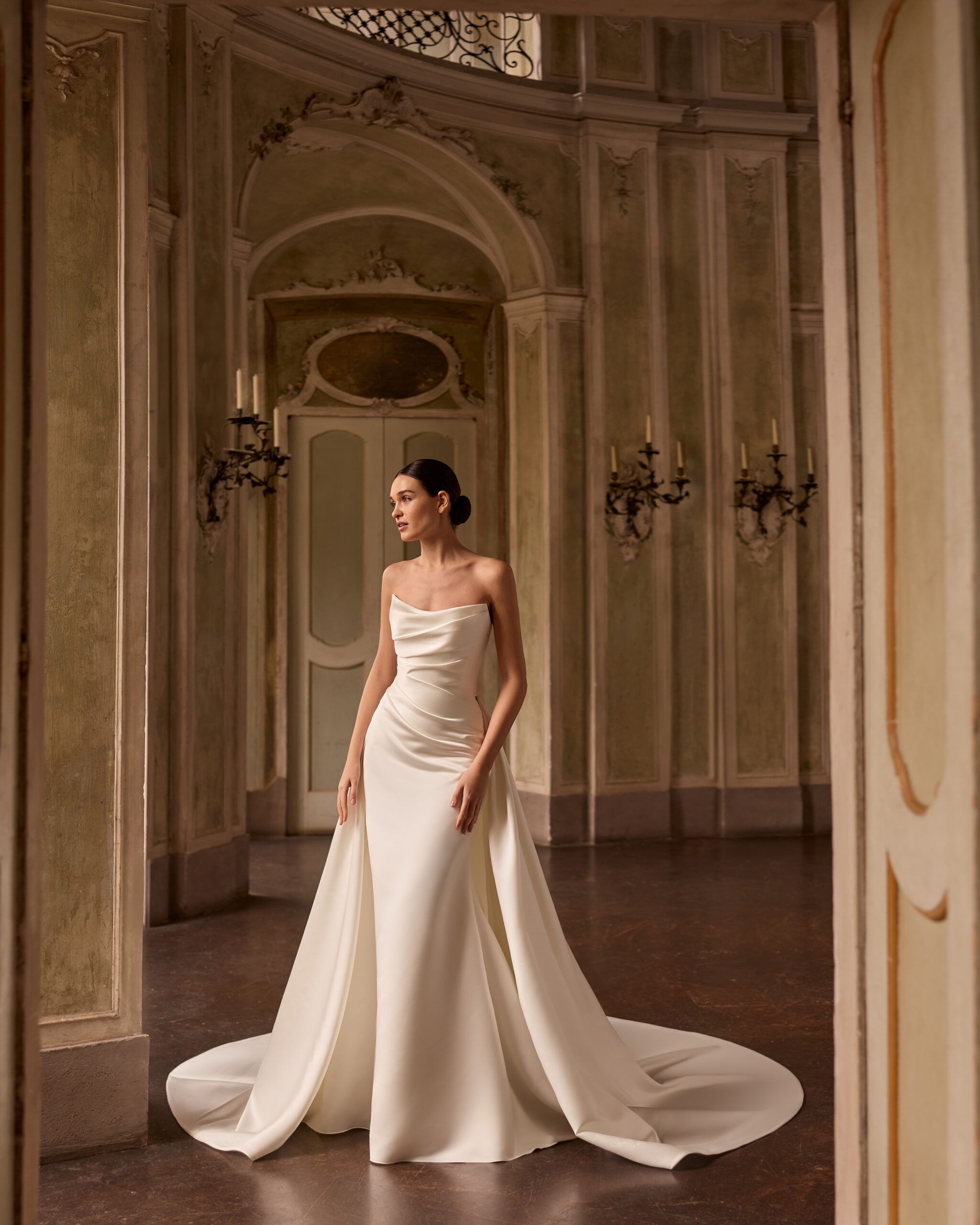 Taft En Tule Petunia Alberto Palatchi Bruidsjurk Trouwjurk Romantisch Luxe Klassiek Statement Wedding Dress (1)