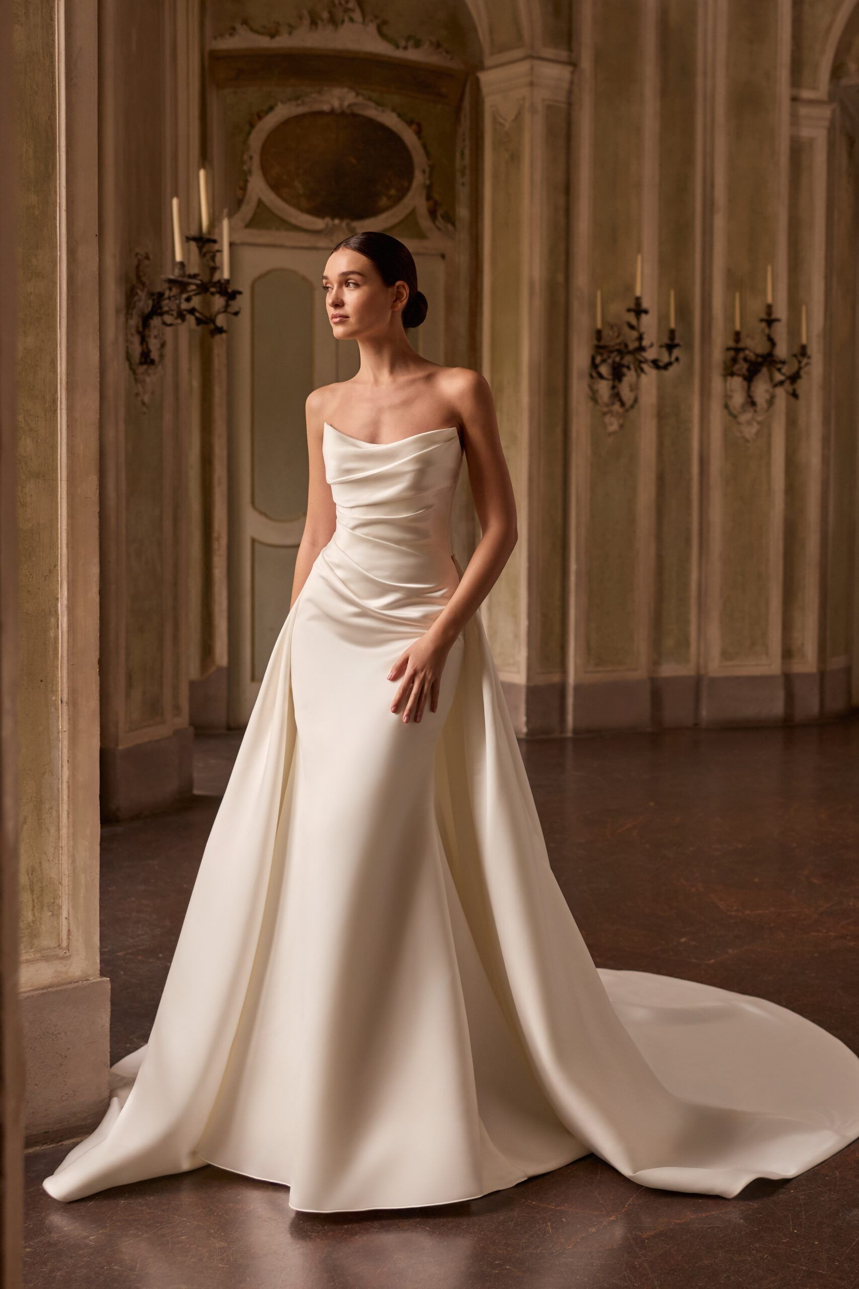 Taft En Tule Petunia Alberto Palatchi Bruidsjurk Trouwjurk Romantisch Luxe Klassiek Statement Wedding Dress (4)