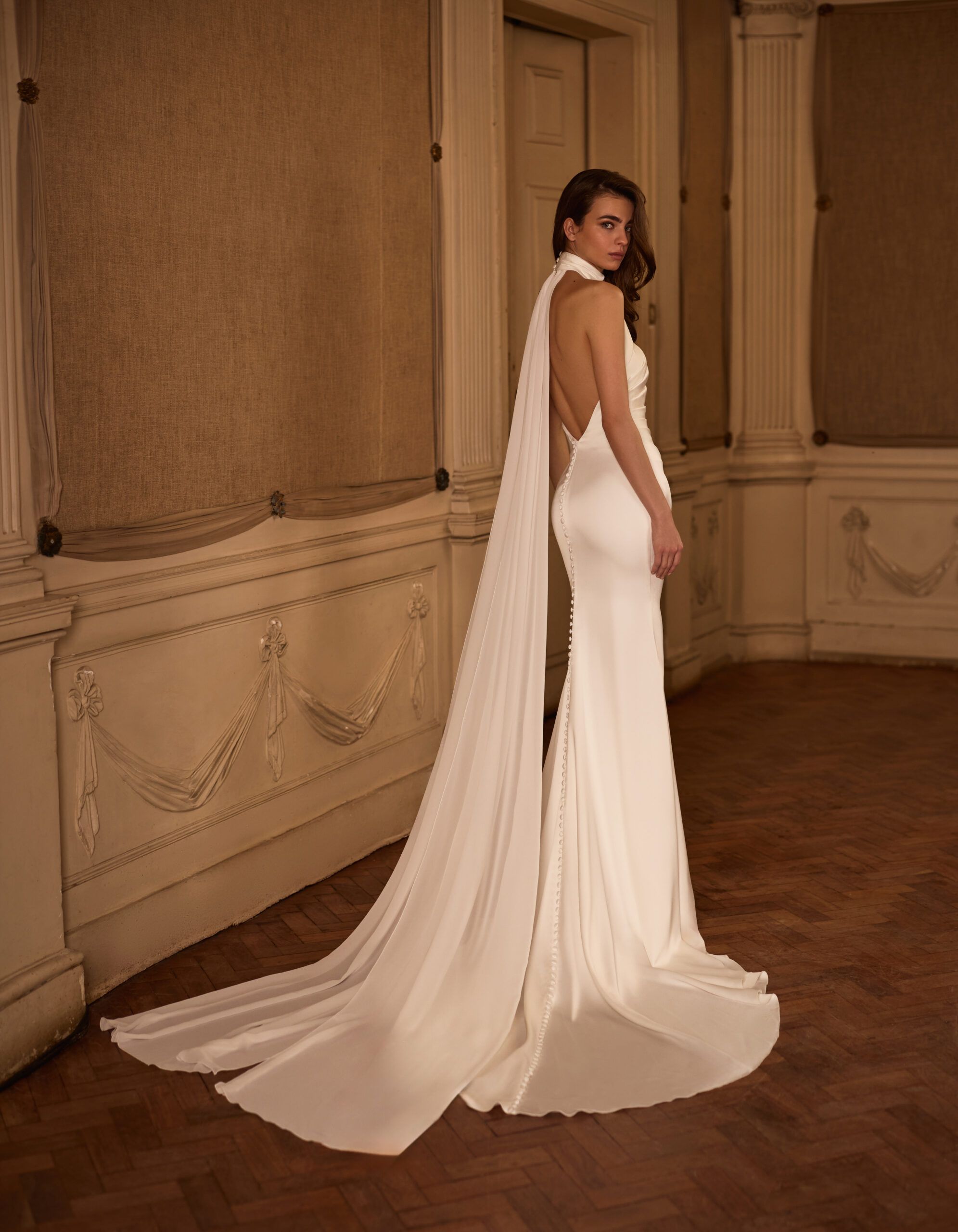 Taft En Tule Tami Alberto Palatchi Bruidsjurk Trouwjurk Romantisch Luxe Klassiek Statement Wedding Dress (2)