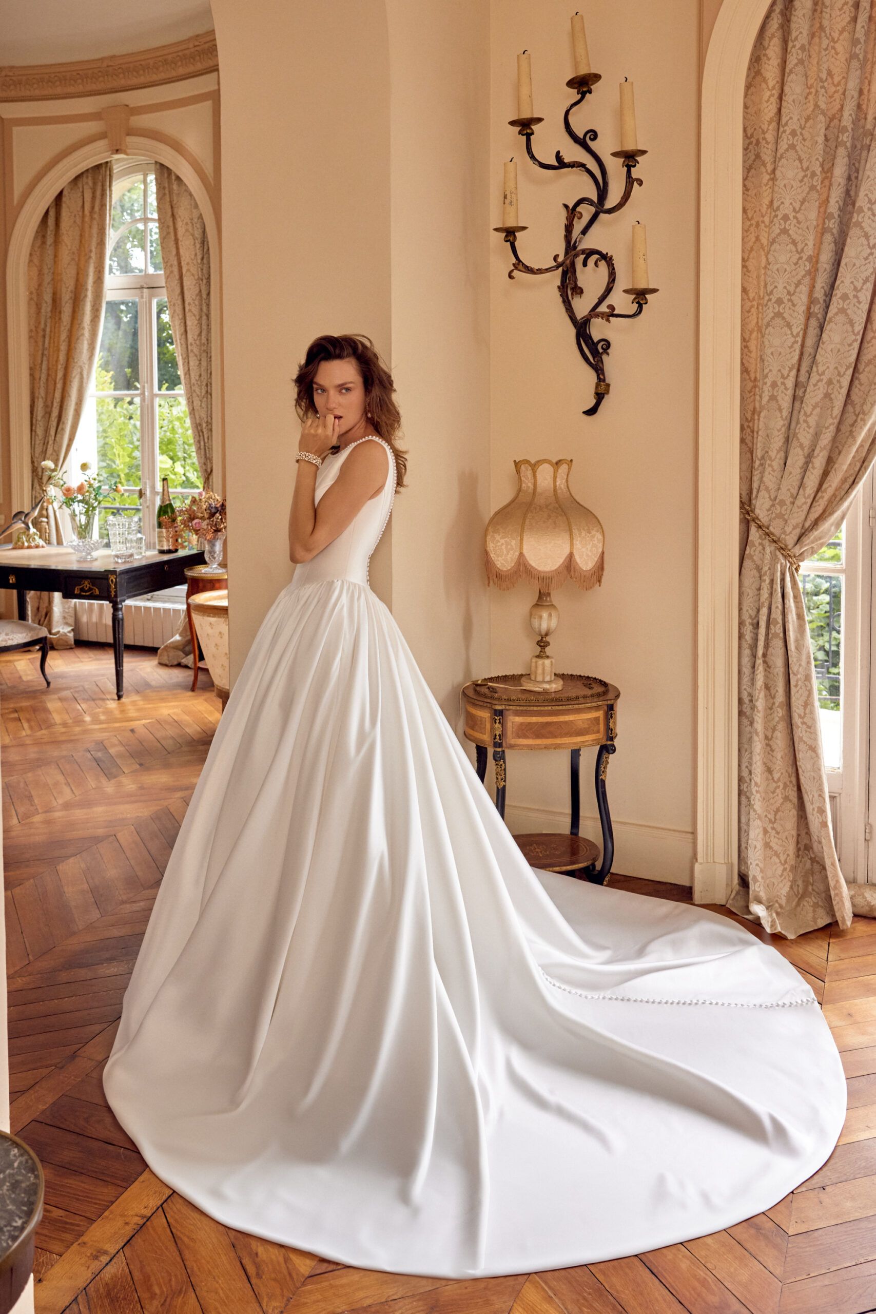 Taft En Tule 88504 Justin Alexander Bruidsjurken Trouwjurken A Lijn Beautiful Romantic Wedding Dress 2