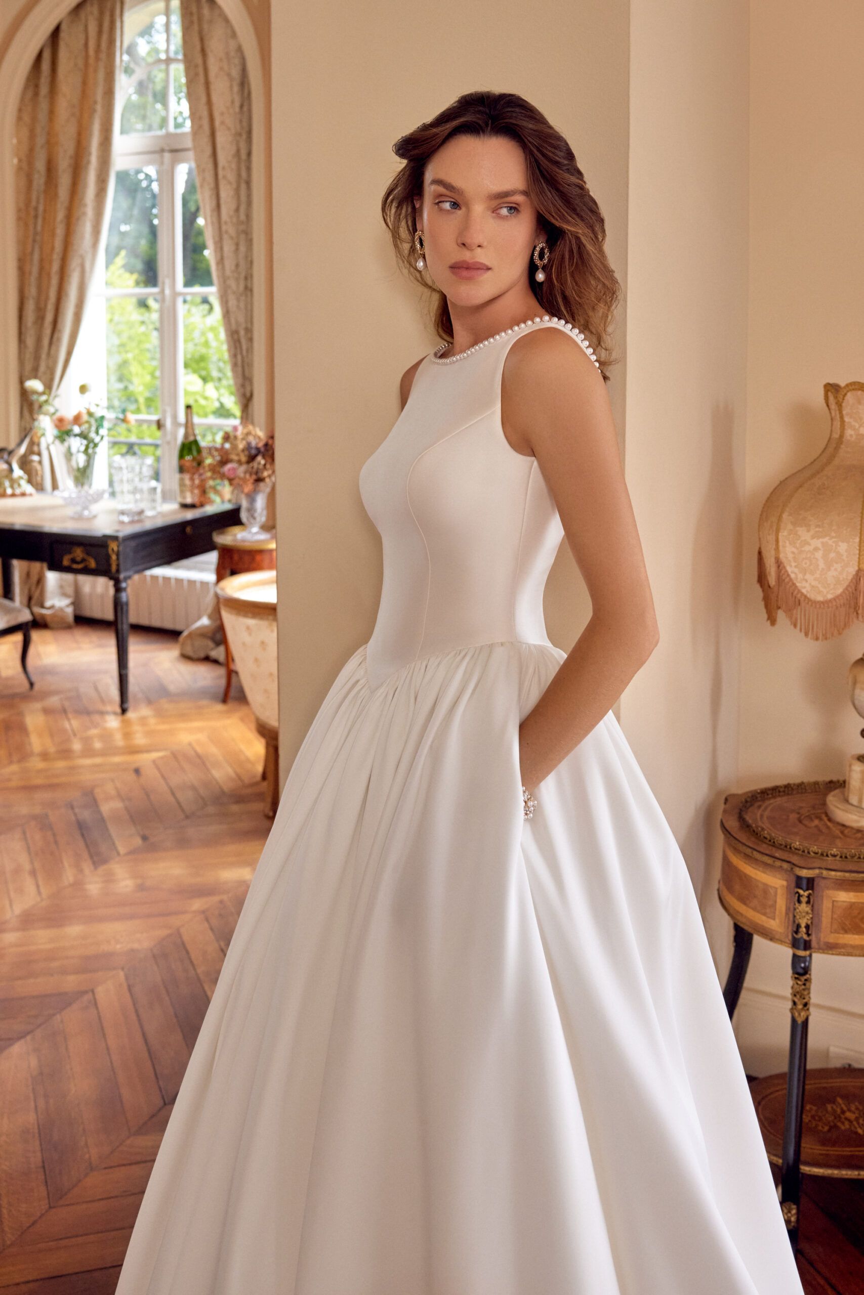 Taft En Tule 88504 Justin Alexander Bruidsjurken Trouwjurken A Lijn Beautiful Romantic Wedding Dress 3