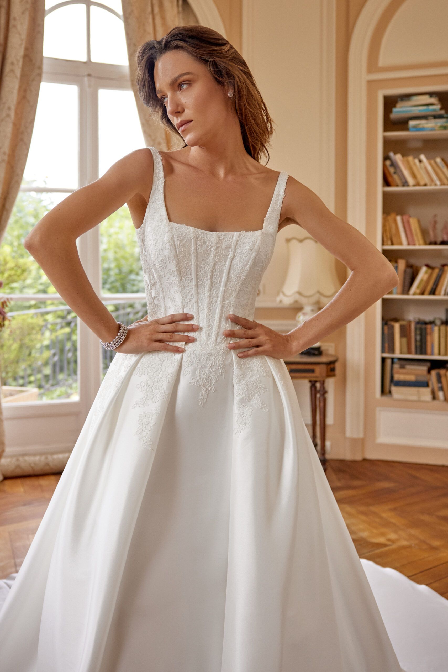 Taft En Tule 88516 Justin Alexander Bruidsjurken Trouwjurken A Lijn Beautiful Romantic Wedding Dress 3