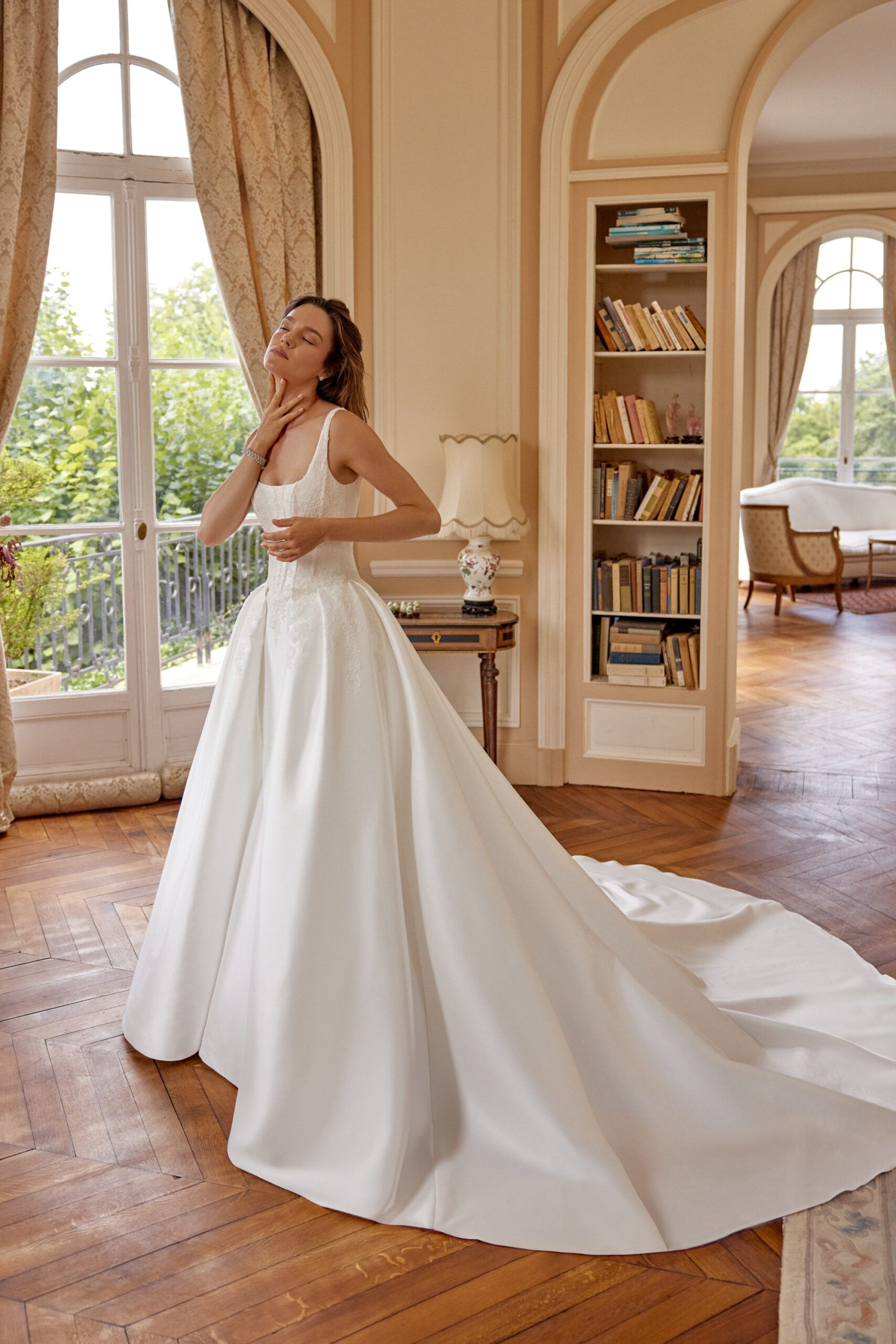 Taft En Tule 88516 Justin Alexander Bruidsjurken Trouwjurken A Lijn Beautiful Romantic Wedding Dress 5