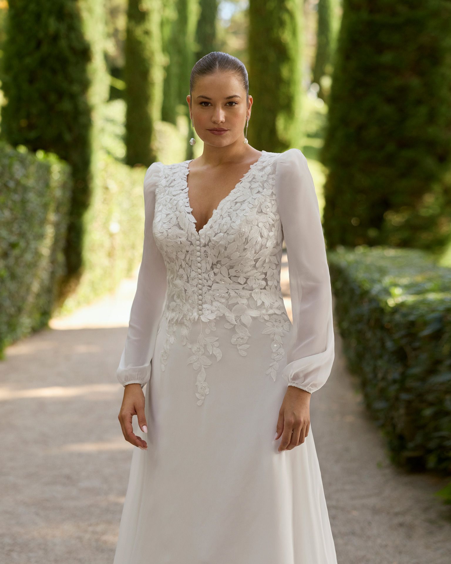 Taft En Tule Keila Rosa Clará Rosa Clará Platinum Bruidsjurk Trouwjurk Romantisch Luxe Klassiek Statement Wedding Dress (1)