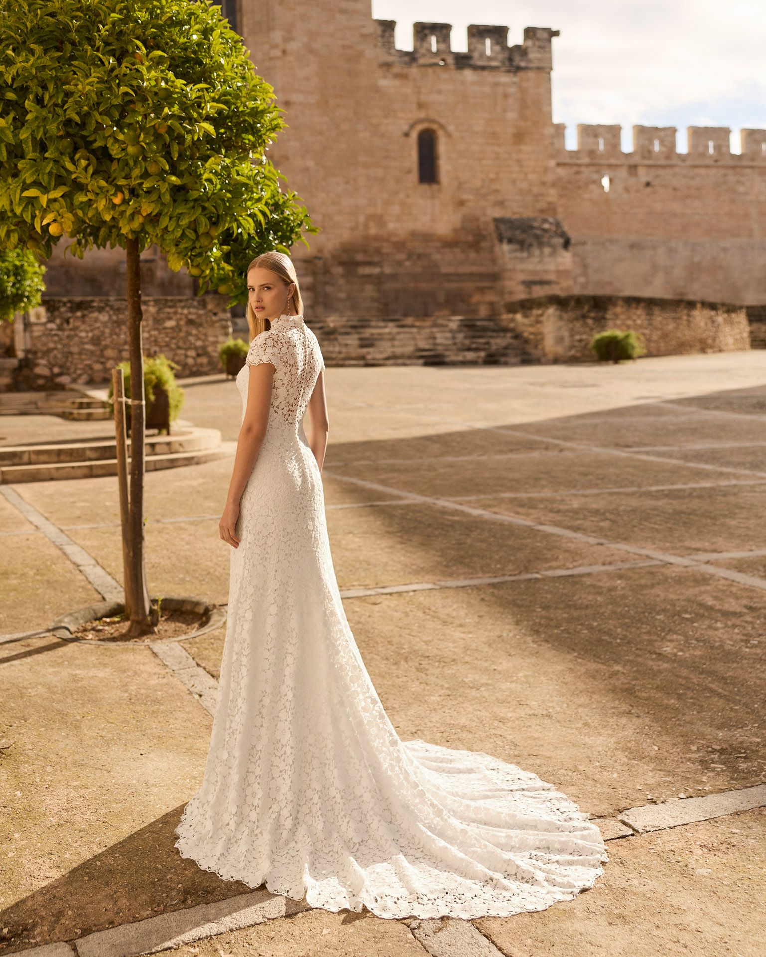 Taft En Tule Luna Rosa Clará Rosa Clará Platinum Bruidsjurk Trouwjurk Romantisch Luxe Klassiek Statement