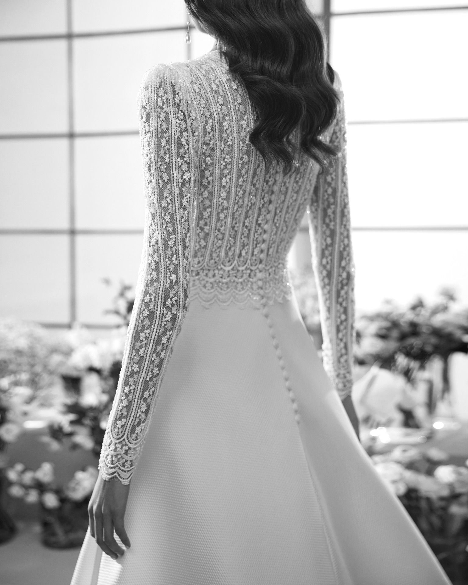 Taft En Tule Marea Rosa Clará Rosa Clará Platinum Bruidsjurk Trouwjurk Romantisch Luxe Klassiek Statement Wedding Dress (1)