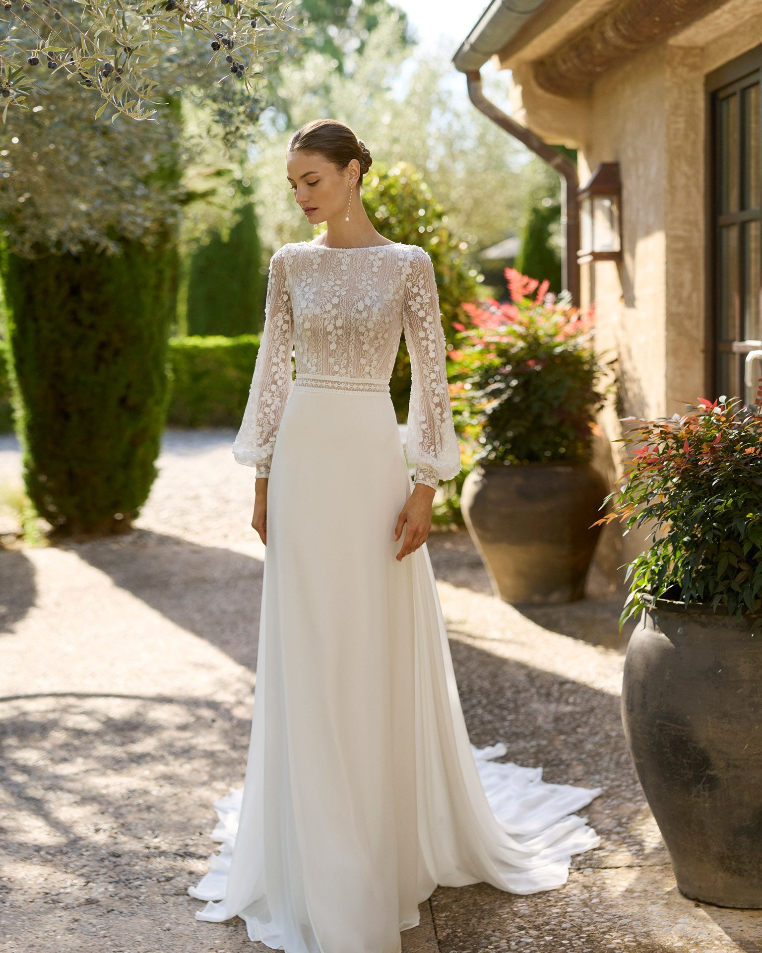 Taft En Tule Marion Rosa Clará Rosa Clará Platinum Bruidsjurk Trouwjurk Romantisch Luxe Klassiek Statement Wedding Dress