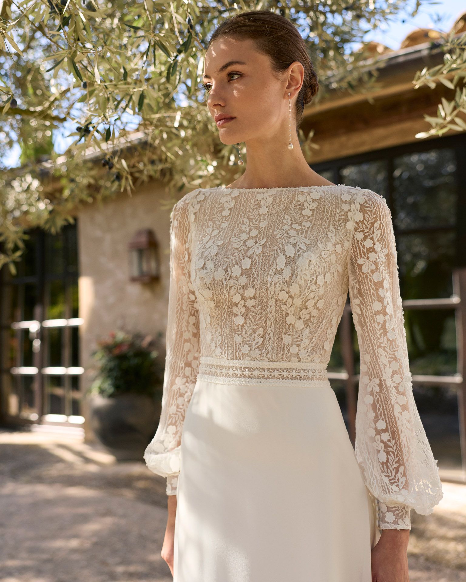 Taft En Tule Marion Rosa Clará Rosa Clará Platinum Bruidsjurk Trouwjurk Romantisch Luxe Klassiek Statement Wedding Dress4