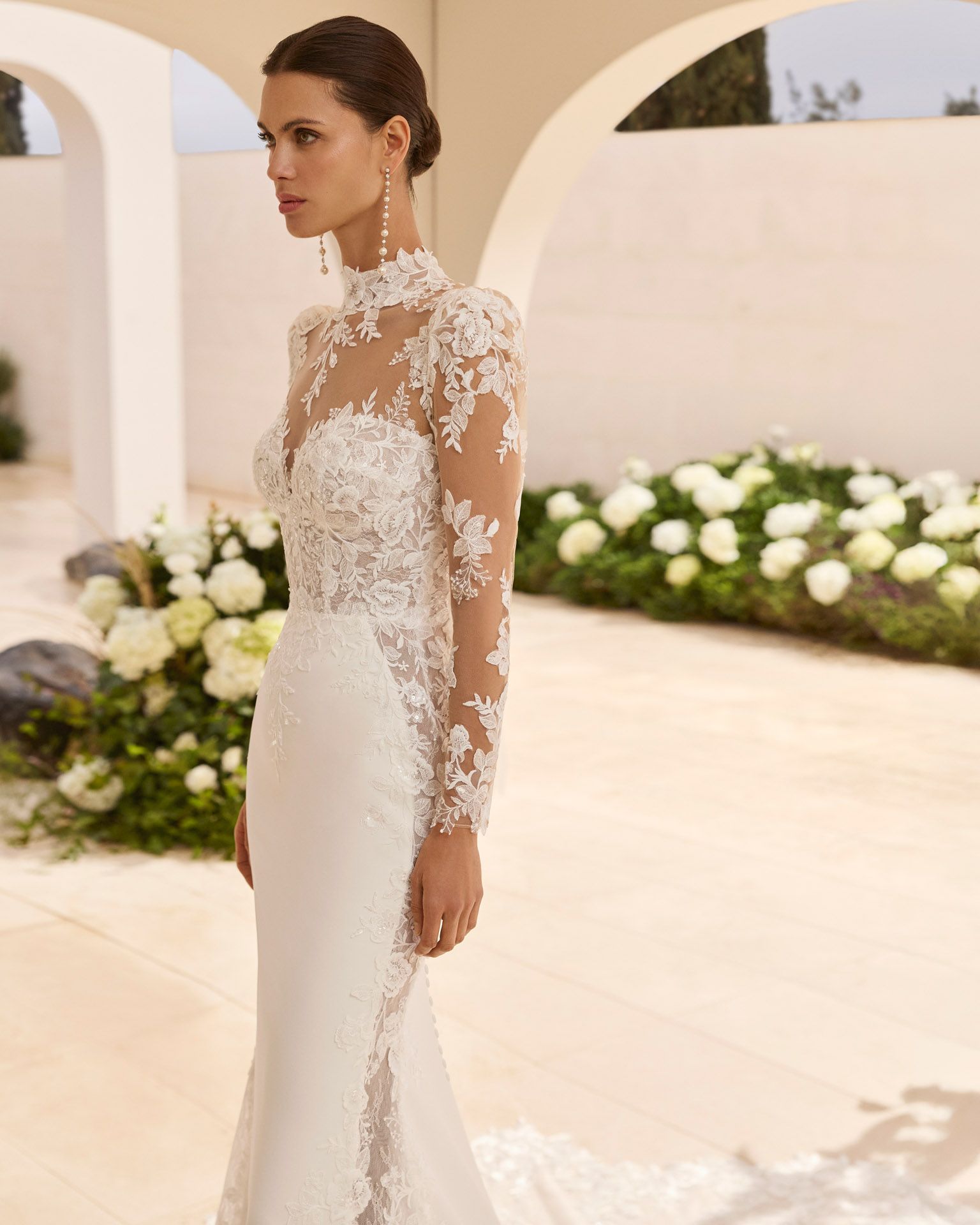 Taft En Tule Nayat Rosa Clará Rosa Clará Platinum Bruidsjurk Trouwjurk Romantisch Luxe Klassiek Statement Wedding Dress (1)