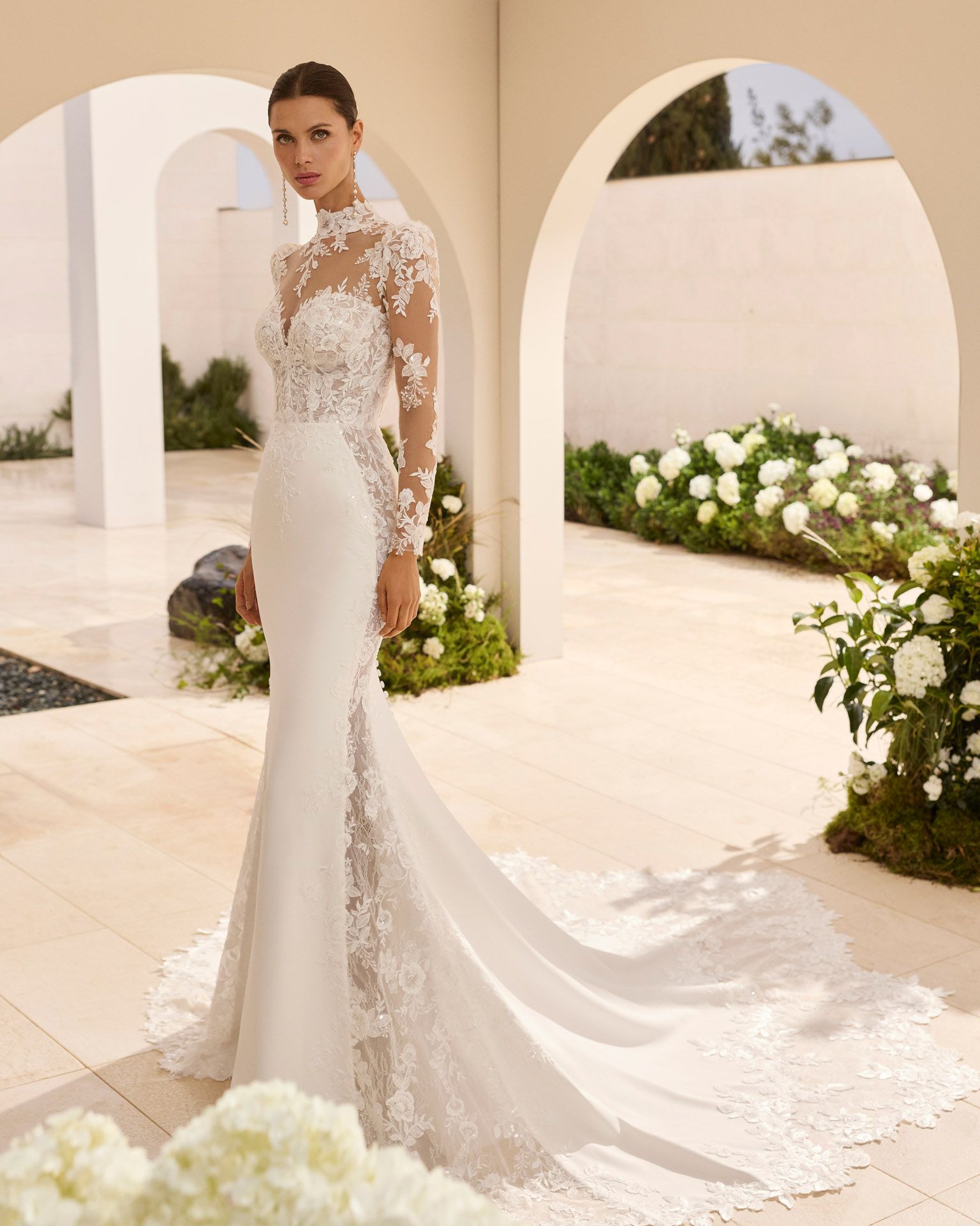 Taft En Tule Nayat Rosa Clará Rosa Clará Platinum Bruidsjurk Trouwjurk Romantisch Luxe Klassiek Statement Wedding Dress (2)