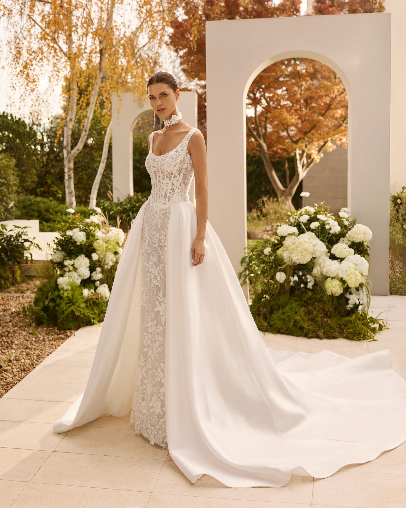 Taft En Tule Ness Rosa Clará Rosa Clará Platinum Bruidsjurk Trouwjurk Romantisch Luxe Klassiek Statement 2