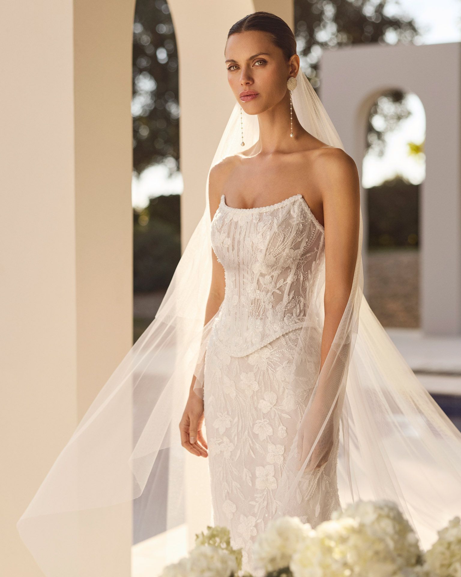 Taft En Tule Nilsa Rosa Clará Rosa Clará Platinum Bruidsjurk Trouwjurk Romantisch Luxe Klassiek Statement Wedding Dress (2)