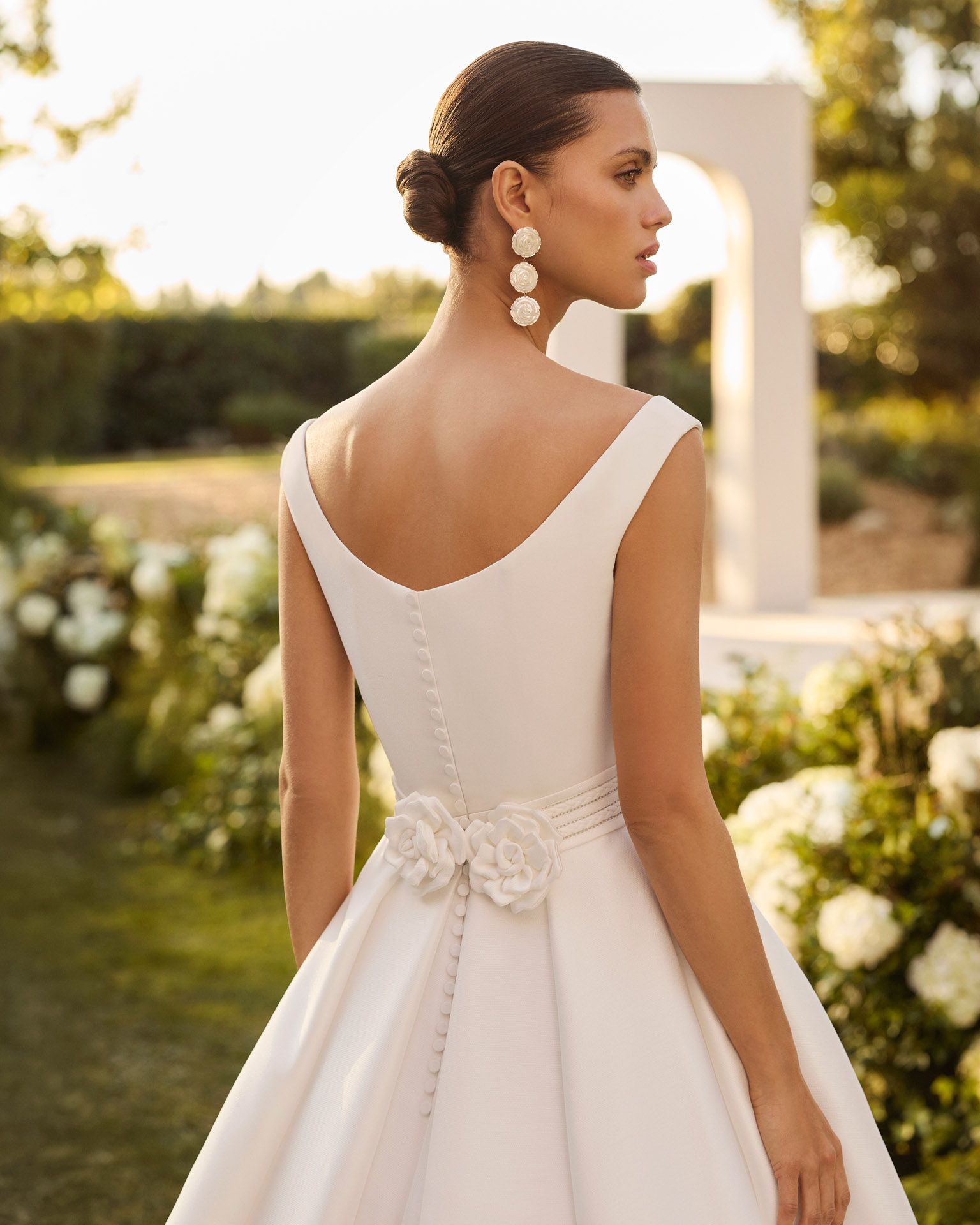 Taft En Tule Nore Rosa Clará Rosa Clará Platinum Bruidsjurk Trouwjurk Romantisch Luxe Klassiek Statement 4