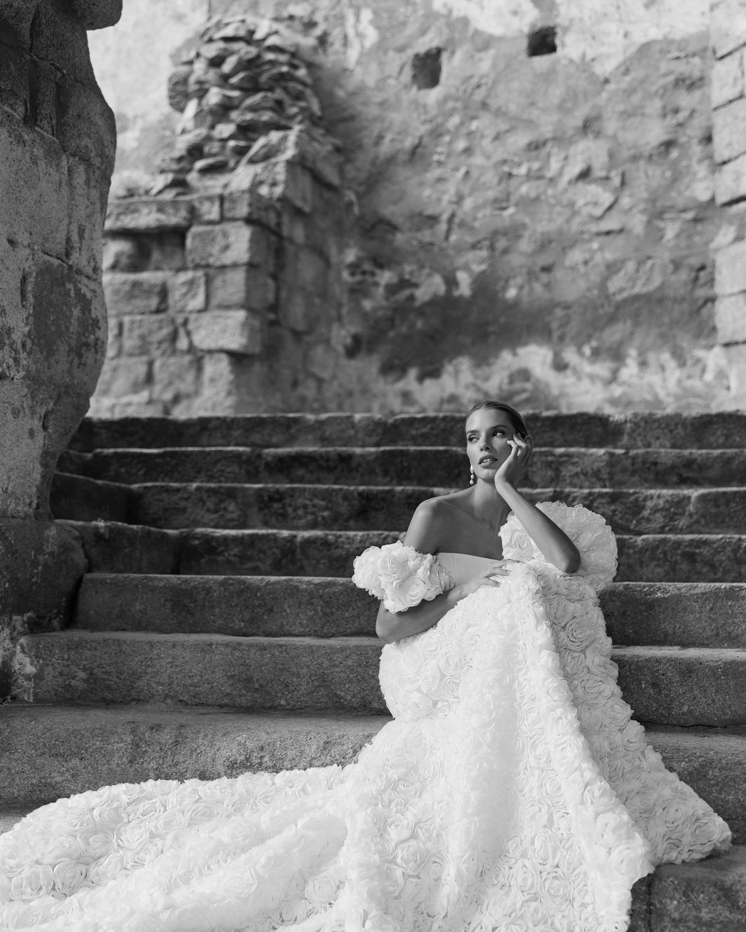 Taft En Tule Pisa Rosa Clará Rosa Clará Platinum Bruidsjurk Trouwjurk Romantisch Luxe Klassiek Statement Wedding Dress 4