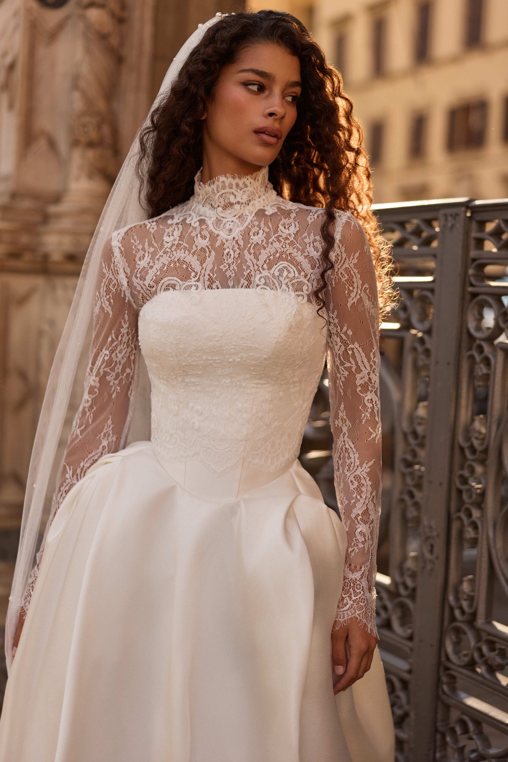 Taft En Tule Thessar Milla Nova White & Lace Bruidsjurken Trouwjurken Gorgeous Bride Weddingtrends (1)