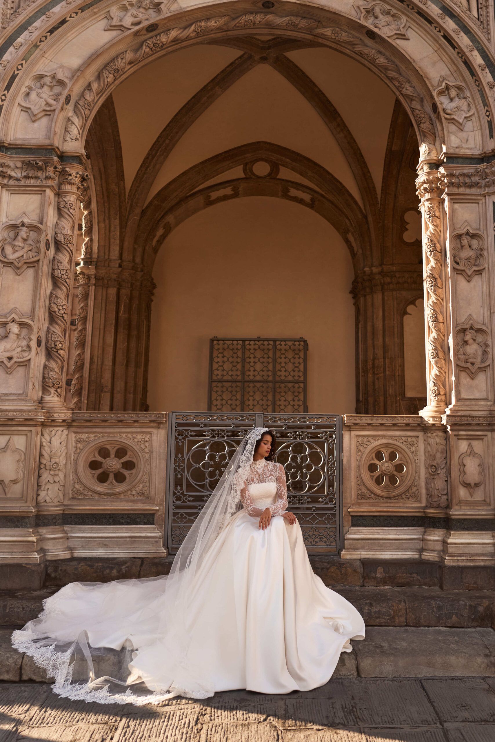 Taft En Tule Thessar Milla Nova White & Lace Bruidsjurken Trouwjurken Gorgeous Bride Weddingtrends (7)